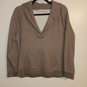 J. Crew Brown Hoodie Sweatshirt
